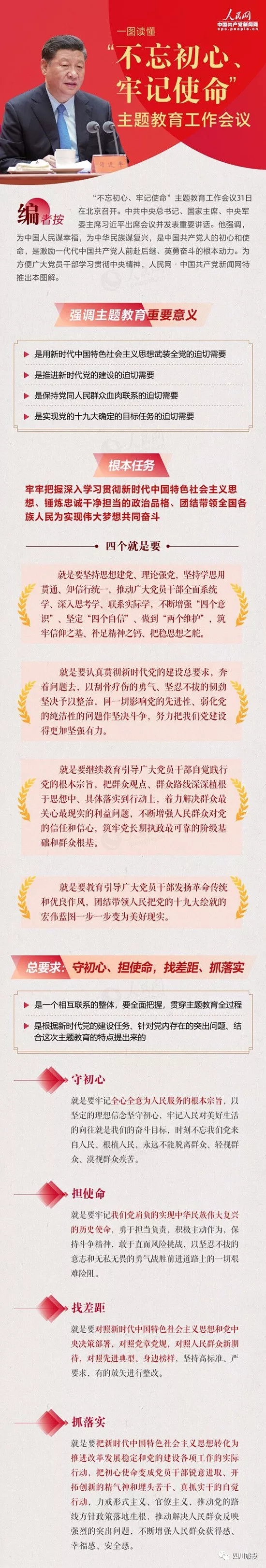 不忘初心、牢记使命| 一图读懂“不忘初心、牢记使命”主题教育工作会议